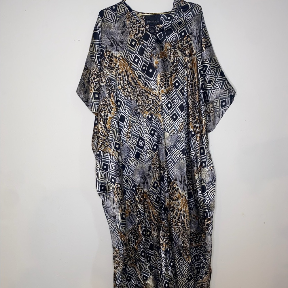 Elegant Geometric Print Dress